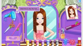 Happy Hairdresser  Dressupgames [upl. by Gwenny320]