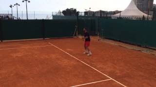 Sergi Bruguera in MonteCarlo Masters 2014 [upl. by Basham128]