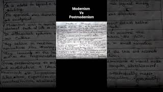 Difference between Modernism and Postmodernism movement [upl. by Fiden114]