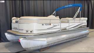 USED 2006 Lowe SunCruiser Jamaica 200 Pontoon w SEA LEGS and 60HP Mercury Outboard Motor [upl. by Stearn]