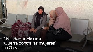 Focus  ONU denuncia una “Guerra contra las mujeres” en Gaza [upl. by Lathan]