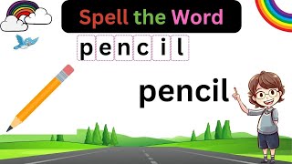 Learn how to spell basic words  Common words I Learn how to spell common words  Spelling I Part2 [upl. by Ynneb]