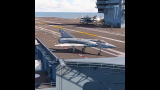 This Dassault Mirage MIR3S Takeoff from Aircraft Carrier is Crazy [upl. by Mulford]