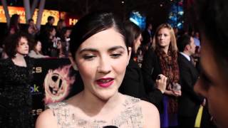 Isabelle Fuhrman  The Hunger Games Premiere Interview [upl. by Monteria257]