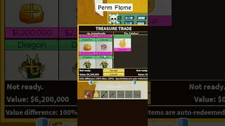 Trading Perm Flame in Blox Fruits 😱 bloxfruits roblox gaming [upl. by Jeth]