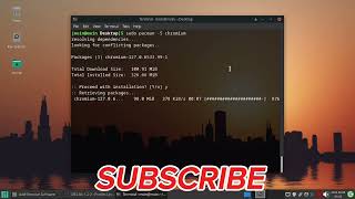 How to install chromium in Manjaro Linux latest version manjaro linux [upl. by Gerkman]