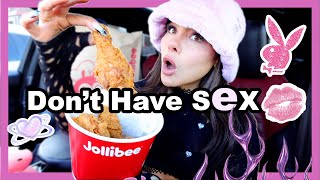 2 YEARS SINGLE amp CELIBATE  abusive ex bf  JOLLIBEE MUKBANG [upl. by Tzong]