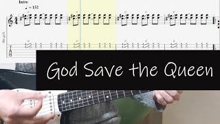 God Save the Queen  Sex Pistols  guitar tab easy [upl. by Cynthie]