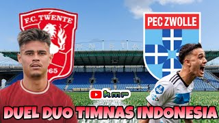 Live FC TWENTE vs PEC ZWOLLE • DUEL PEMAIN TIMNAS • Mees Hilgers vs Eliano Reijnders [upl. by Nospmas71]