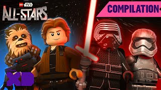 LEGO Star Wars AllStars Shorts  Compilation  disneyxd [upl. by Enilauqcaj]