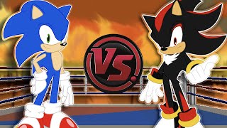 SONIC vs SHADOW FINAL ROUND Sonic the Hedgehog Music Video  CARTOON RAP ATTACK [upl. by Affra]