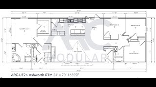 ARCUE24 ASHWORTH RTM  1680 SF  4 BED  2 BATH  ALBERTA BUILT RTM [upl. by Teresita]