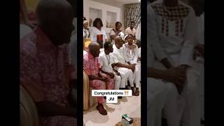 Live from JM’s house 🇦🇪🇦🇪🇬🇭🇬🇭🇬🇭🎉🎉🎉the creative acts legend congratulate him ndc jdm [upl. by Abbotson]