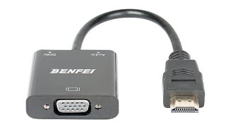 BENFEI HDMI to VGA Adapter [upl. by Tolmach]