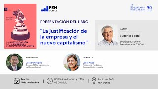 Lanzamiento libro quotLa justificación de la empresa y el nuevo capitalismoquot [upl. by Iverson]