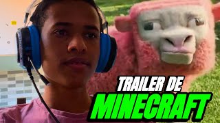 Um filme Minecraft PRIMEIRO TRAILER REACT minecraft minecraftmovie [upl. by Raye]