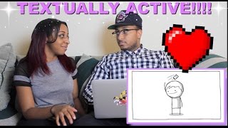 Textually Active 2 By sWooZie Reaction [upl. by Acinej700]