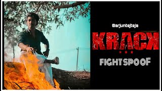 Krack movie bgm fight scene  Starring  Arjuntejteja  Tharun dancer [upl. by Ylenats]