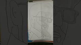 Rajinikanth drawing shading vs colouring part1AK arts anirudhtamilshortstrending [upl. by Mcarthur417]