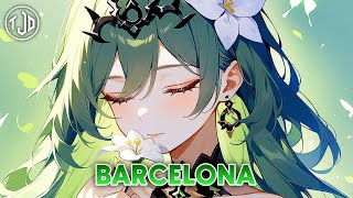 Nightcore  Barcelona Alan Walker amp Ina Wroldsen  Lyrics [upl. by Thamos]