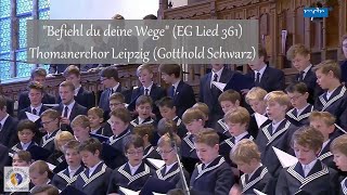 Thomanerchor Leipzig  quotBefiehl du deine Wegequot EG Lied 361  Trauerfeier für Kurt Masur MDR  2016 [upl. by Barraza378]