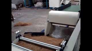 COIR SPINNING MACHINE WITH SENSOR AUTO STOP TWO MACHINE RUN BY ONE OPERATOR DEVELOPED BY 2M ENGINE [upl. by Ebneter]