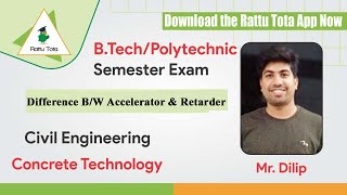 Difference Between Accelerator and Retarder  Concrete technology CT lectures  Civil engineering [upl. by Reddin]