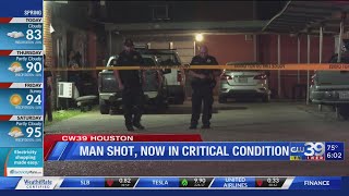 Man shot in torso after disturbance now in critical condition  CW39 HOUSTON [upl. by Anneyehc630]