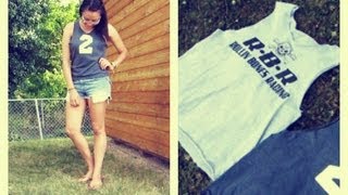 How To Cut a TShirt into a Tank Top [upl. by Nicolais]