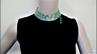 Latest Collar Neck Design Easy Way Cutting And Stitching [upl. by Farlie]