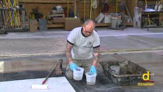 How to Install Resin Chip Floors or Garage Floor Coatings  Part 2 [upl. by Nnyleuqcaj]