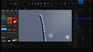 Bezier curve visualizer Roblox Studio [upl. by Eiuol]