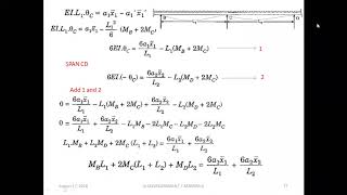 CLAPEYRONS THREE MOMENT EQUATION1 [upl. by Lunseth]