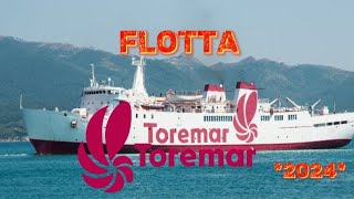 La flotta della Toremar 2024 [upl. by Endor]