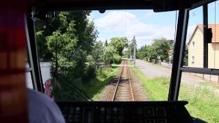 Straßenbahn Gotha  Linie 6 im KT4DZR [upl. by Odidnac]