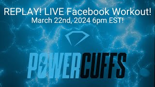 PowerCuffs Live Workout Chest and Back with DDP and PMP [upl. by Innep]