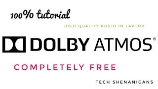 How to enable Dolby Atmos in Windows 10 free  Dolby Surround Sound High quality Audio Tutorial [upl. by Nomrej]