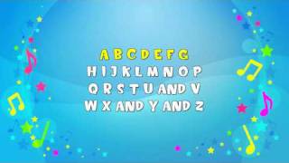 The Alphabet Song  Sing A Long  Learning Song  ABC  Nursery Rhyme  KiddieOK [upl. by Neehsar]