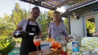 Tuscan Women Cook Prepare an Aperol Spritz [upl. by Whit]