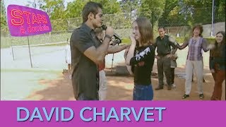 David Charvet en surprise sur un court de tennis  Stars à domicile [upl. by Solorac]