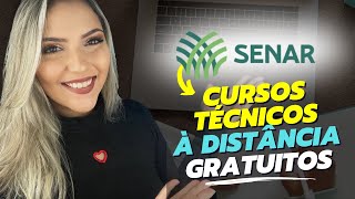 CURSOS TÉCNICOS EAD GRATUITOS do SENAR  3700 VAGAS ABERTAS  Mari Rel [upl. by Linea209]