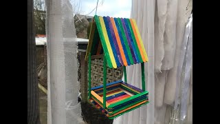 DIY Vogelhuisje ijsstokjes [upl. by Hodges]