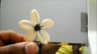 73  DIY How To Make A Shell Flower Hair Pin [upl. by Sallee]