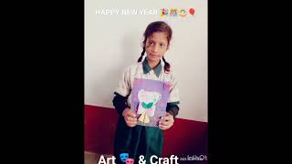 HAPPY NEW YEAR 💖🎇 2024 newyear2024 trending youtubeshorts ytshorts art artwork craft [upl. by Godwin]