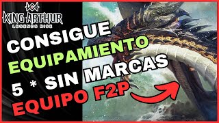 Farmea equipamiento 5 FACIL SIN MARCAS EQUPO F2P  KING ARTHUR LEGEND RISE [upl. by Retsel]