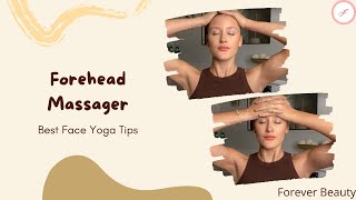 Face Yoga for Forehead  How to Relax Forehead Muscles  Easy Face Yoga Massage faceyoga [upl. by Kala]