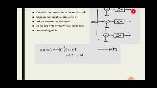 Conversion of continuous AWGN channel in to a vector channel [upl. by Nileak]