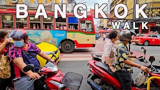 Walking in Bangkok Thailand  Chinatown Sampheng Market [upl. by Ahsekar]