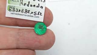 Esmeralda colombiana de 233 quilates Colombian emerald 233 carats [upl. by Fidelia568]