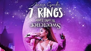 Ariana Grande  7 Rings Sweetener World Tour Live Studio Version MOONSICK [upl. by Suoiluj690]